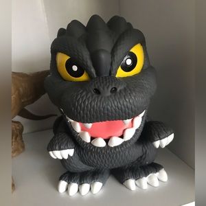 Godzilla coin bank